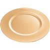 ARPIMEX Piatto Plastica D 38 Cm Oro