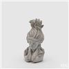 EDG Enzo De Gasperi Portacandela in Cemento Medusa H 26 Cm D 13 Cm Grey Waterproof