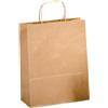 Saul Sadoch Conf. 25 Pz x Buste in carta con manico ritorto avana 16x8x21 cm