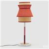 EDG Enzo De Gasperi Lampada da Tavolo Yoroi H 80 Cm D 30 Cm IP 20 E27 Red Mix