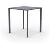 Vermobil Tavolo Fox Autolivellante Quadrato 70 x 70 Cm H 75 Cm Grigio Antico