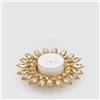 EDG Enzo De Gasperi Portacandela Diamanti D 10 Cm H15 Cm Gold