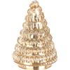 Bizzotto Pino Natale Vetro Glimmer Miele Lucido H 12,5 Cm