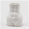 EDG Enzo De Gasperi Vaso Donna H.28x22x16 White Bianco