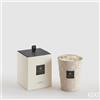 EDG Enzo De Gasperi Candela Cuir con Profumo H 12 Cm 360 Gr Black Forest Scatola Regalo