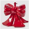 EDG Enzo De Gasperi Base per Albero Natale Pino Fiocco H 57 Cm L 50 Cm L 50 Cm Rosso
