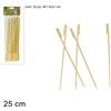 DUE ESSE DISTRIBUZIONI Forchettine Aperitivo Bamboo H 25 Cm 20 Pz