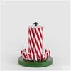 EDG Enzo De Gasperi Base Albero Natale Pino Candycane H 45 Cm D 42 Cm Verde Rosso