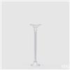 EDG Enzo De Gasperi Portacandela Crystal Fiore H 40 Cm D 9 Cm Natural Trasparente