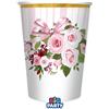 Big Party Bicchieri Carta Pink Blossom 250 Cc Cf 6 Pz