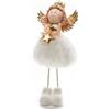 ARPIMEX Angioletto Natale Stoffa con Stella 15,5 Cm Bianco