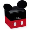 Scotton Scatola Cubo Mickey Mouse 50 x 50 x 50 Mm Rosso Nero 10 Pz