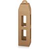 Scotton Lanterna per 1 Bottiglia 90 x 90 x 350 Mm Avana 2 Pz