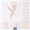 Big Party Tovaglioli Carta Ballet 33 x 33 Cm Cf 16 Pz Rosa