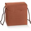 Scotton Scatola Segreto con Cordini 280 x 200 x 350 Mm Seta Corten