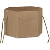 Scotton Scatola Natale Segreto Esagono 300 x 300 x 240 Mm con Cordini Avana