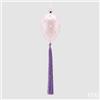 EDG Enzo De Gasperi Decoro Uovo Vetro con Perle H 11 Cm D 8 Cm Lavanda