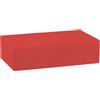 Scotton Scatola Natale Cantinetta 2 Bottiglie 340 x 185 x 90 Mm Lino Rosso