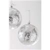ARPIMEX Box 2 Sfere Natale Bianche D 15 Cm