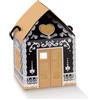 Scotton Casetta con Cordino 120 x 120 x 110 Black Little House 10 Pz
