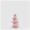 EDG Enzo De Gasperi Vaso Avvitato H 19 Cm D 11 Cm Pink