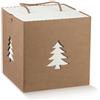 Scotton Scatola Natale In con Cordino 210 x 210 x 210 Mm Avana Albero