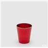 EDG Enzo De Gasperi Vaso Mirror Svasato H 9 Cm D 8 Cm Red