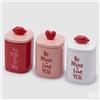EDG Enzo De Gasperi Candela cuore kiss Be mine h 13 cm 1 Pz