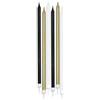Big Party Candeline Matite Special Prestige L 15 Cm 6 Pz + Supporto