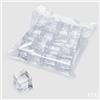 EDG Enzo De Gasperi Ghiaccio Pvc Cubo 16pz H2,5cm B9 Natural Trasparente