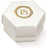 Scotton Scatola Esagono Fibra 18 ° Compleanno 60 x 40 Mm Bianco 10 Pz