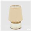 EDG Enzo De Gasperi Lampada da Tavolo Cozy H 18 Cm D 12 Cm IP 20 Champagne Scatola Regalo