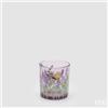 EDG Enzo De Gasperi Portacandela Lavanda Cilindro H 8 Cm D 7 Cm Lavender