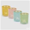 EDG Enzo De Gasperi Portacandela Tulipano Rombi Cilindro H 8 Cm D 7 Cm 4 Ass. Multicolor 1 Pz