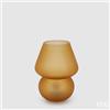 EDG Enzo De Gasperi Lampada Aura da Tavolo Usb Abatjour H 20 Cm D 15 Cm Ambra