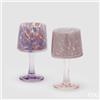 EDG Enzo De Gasperi Portacandela Macula H 18,5 Cm D 10 Cm 2 Ass. Violet Mix 1 Pz