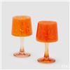 EDG Enzo De Gasperi Portacandela Macula H 18,5 Cm D 10 Cm 2 Ass. Orange Mix 1 Pz