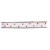 Piovaccari Nastro Lumiere 10 Mm 20 Mt Colore Rosso e Bianco
