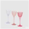 EDG Enzo De Gasperi Portacandela Tulipano Satin H 22 Cm D 8,5 Cm 3 Ass. Two Tone Pink 1 Pz
