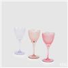 EDG Enzo De Gasperi Portacandela Tulipano Satin H 19 Cm D 8,5 Cm 3 Ass. Two Tone Pink 1 Pz