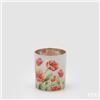 EDG Enzo De Gasperi Portacandela Tulipani Cilindro H 10 Cm D 9 Cm Green Red