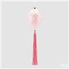 EDG Enzo De Gasperi Decoro Uovo Vetro con Perle H 11 Cm D 8 Cm Pink