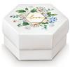 Scotton Scatola Esagono Green Love 110 x 60 Mm Bianco 10 Pz