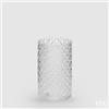 EDG Enzo De Gasperi Vaso Rombi H19 D11 B7 Natural Trasparente