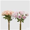 EDG Enzo De Gasperi Mazzo Rosa 10 Pz con Foglie Ass. H 40 Cm Bouquet Lavender 1 Pz