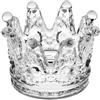 L'Arcolaio Coroncina portacandela - Vetro trasparente H 5,3 D 7,8 cm - Conf 6 Pz