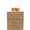 ARPIMEX Lanterna Metallo 20 x 20 x 25,5 Cm Gold
