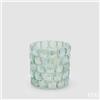 EDG Enzo De Gasperi Vaso Gemme Cilindro H 12,5 Cm D 13 Cm Natural Trasparente 1 Pz