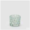 EDG Enzo De Gasperi Vaso Gemme Cilindro H 10 Cm D 12 Cm Natural Trasparente 1 Pz
