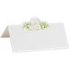 Givi Segnaposto Wedding in Green (8 pz) - Stampa Argento 10x5 cm